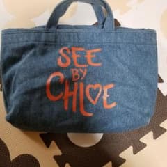 値下げしました！～See By Chloéのデニム巾着バッグのサムネイル
