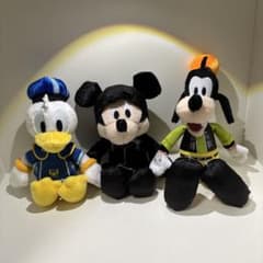 キングダムハーツ　一番くじ　D賞 ぬいぐるみ マスコット 3体セット