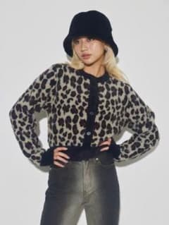 LAGUA GEM LEOPARD FLUFFY KNIのサムネイル