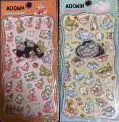 ムーミン　プチドロップステッカー　２枚セット　正規品のサムネイル