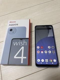 SHARP AQUOS wish4 docomo SH-54E ブルー - メルカリ