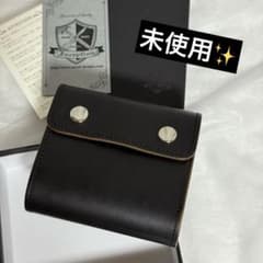 ⭐️未使用級⭐️　インセプション　トラッカーウォレット　三つ折り　ブラック　レザー ⭐️未使用⭐️ インセプション トラッカーウォレット 二つ折り