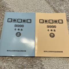 東京私立初等学校協会算数部編 算数問題集2024年 私学問題集 6年生　上下 東京私立初等学校協会算数部編 算数問題集2024年 私学問題集