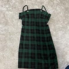 チェック　ミニ　ワンピースのサムネイル