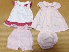 80サイズ　ワンピース2枚セットのサムネイル