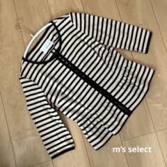 m's select ストライプ カーディガン 36のサムネイル