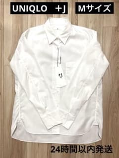 미사용 매진 상품 UNIQLO + J 슈피 마코튼 셔츠 M 사이즈 화이트