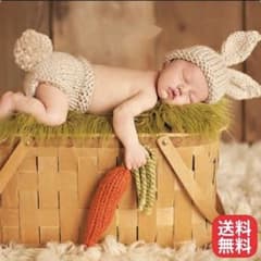 ニューボーンフォト コスチューム うさぎのサムネイル