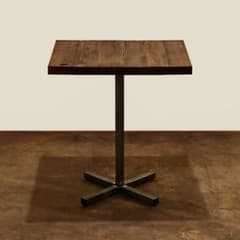 ヴィンテージ｜足場板｜カフェテーブル｜サイドテーブル｜ダークブラウン 四角いテーブル 杉古材 ｜ K-T-1707] [K-T-1706 シャビーテーブル ダイニングテーブル