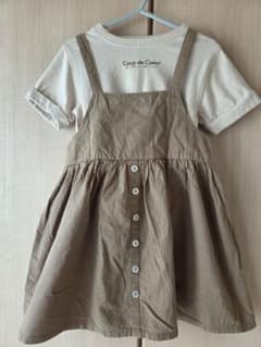 SOSPITA サロペットワンピース 90cm 半袖のサムネイル