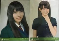 生写真　欅坂46 上村莉菜　守谷茜のサムネイル