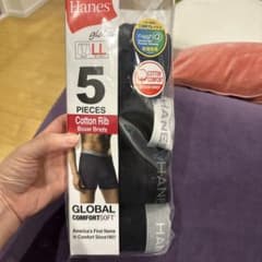 Hanes Cotton Rib Boxer Briefs 3枚　未使用　LLのサムネイル