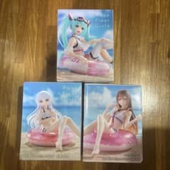 아쿠아 플로트 걸스 하츠네 미쿠 타치바나 카나데 마키세 홍리스 피규어