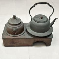 燗銅壺 酒燗器 やかん レトロ アンティーク 古道具 - メルカリ