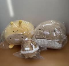 신품 스미코구라시 돈까스 봉제인형 세트