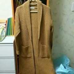 LOWRYSFARM ロングカーディガン キャメルのサムネイル