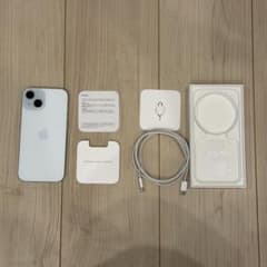 iPhone15本体256GB ブルー　SIMフリー　バッテリー88% 付属品のサムネイル