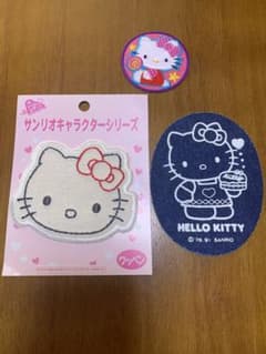 アイロンワッペン　アップリケ　キティ ちゃんのサムネイル