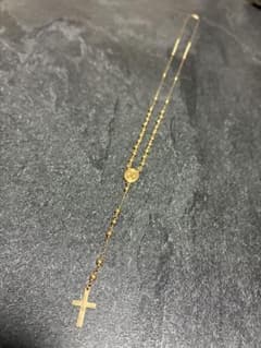NATURALI ゴールド 十字架 メダイ ネックレス - メルカリ