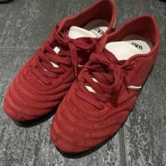 ZARA レッド スニーカー 39 スピードキャット風のサムネイル
