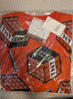FluffyBROTHERS マインクラフト TNT Tシャツ 110cmのサムネイル