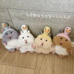はむにぎり　かぶりもの　ボンネット　アヒル はむにぎり かぶりもの アヒル 4点セット - メルカリ