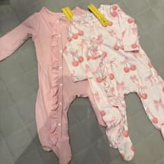 【SHEIN】新品・未使用ベビー ロンパース 2枚セット 1-3Mのサムネイル