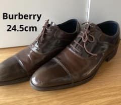 Burberry ドレスシューズ ブラウン 24.5cm - メルカリ