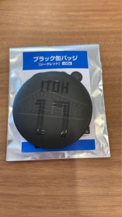 日本ハムファイターズ　ブラック缶バッチ　伊藤大海のサムネイル