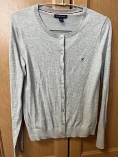 【新品未使用】TOMMY HILFIGER カーディガン グレー XSのサムネイル