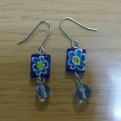 春、夏に♪お花模様ピアス、ハンドメイドのサムネイル