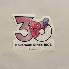 【韓国限定】ポケモン 30周年記念 ロゴステッカー　カヌチャンのサムネイル