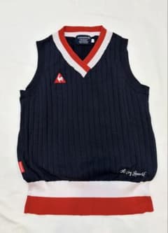 le coq sportif ゴルフ ニットベスト ネイビーのサムネイル