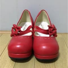 ボディーライン ロリータパンプス 赤のサムネイル