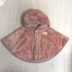 THE NORTH FACE フリース　ピンク　ベビーポンチョ 0〜3歳のサムネイル