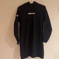 BRIEFING フーデッドワンピース ネイビー Sのサムネイル