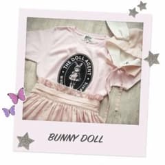 【完売品】ケイティ バニー ドール 半袖 Tシャツ ピンク ブラック 黒 完売品】ケイティ バニー ドール 半袖 Tシャツ ピンク ブラック 黒
