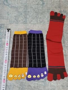 ５本指ソックス  ３足セットのサムネイル