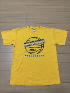 GILDAN ノートルダム バスケ プリントTシャツ M イエローのサムネイル