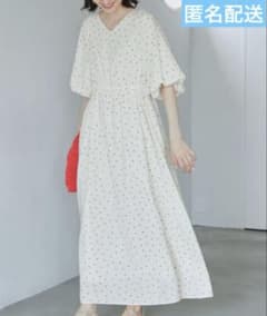 [Pino meets ROPE 'PICNIC]Pino 도트 무늬 원피스