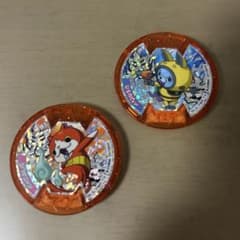 요괴 메달 2장 세트 지바냥 USA 편 귀길 메달