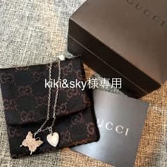 グッチ　ブレスレット　ハートモチーフ　バタフライモチーフのサムネイル
