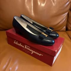 Salvatore Ferragamo フェラガモパンプス7C約24cmレザーのサムネイル