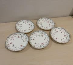 noritake　花柄 小皿 5枚セット 取り皿 ケーキ皿のサムネイル