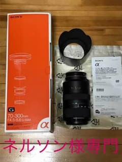 Sony レンズ  70300mmF4.5-5.6G SAL70300Gのサムネイル