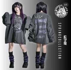 GALFY KRYコラボ「大萌袖ブリーチぼろぼろT」 ブラックパープル - メルカリ