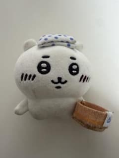 白いぬいぐるみ ストラップ付きのサムネイル