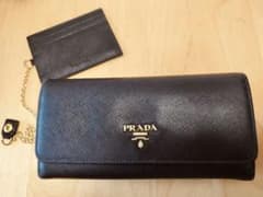 PRADA/プラダ サフィアーノレザー 長財布 パスケース付 - メルカリ