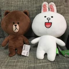 LINE コニー&ブラウン ぬいぐるみ♡のサムネイル
