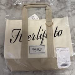 herlipto ルミネ新宿 ピンク HLT Canvas Mini Tote - メルカリ